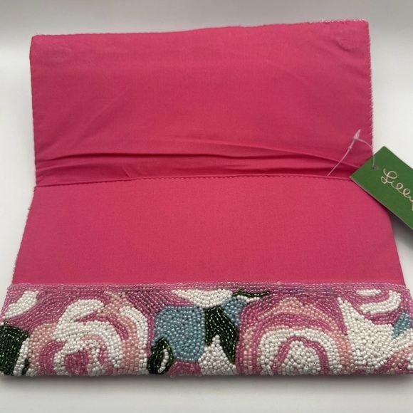 Lilly Pulitzer Shell Shocked Clutch Hotty Pink First Impression 2011 NWT Vtg